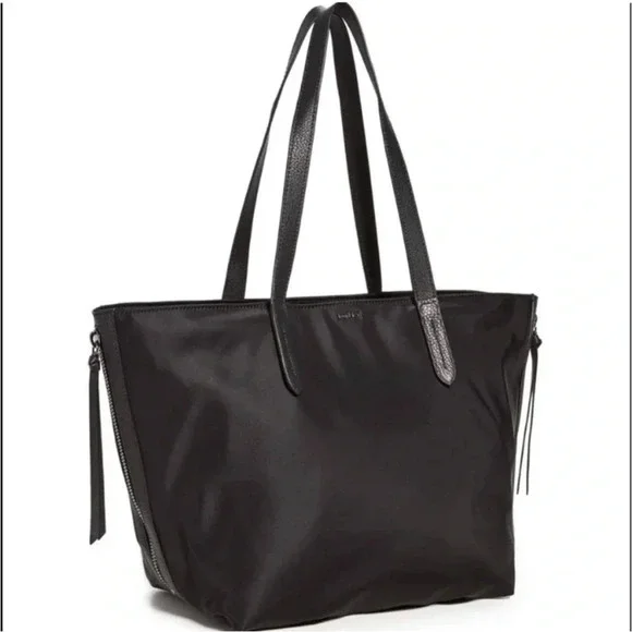 NWT Botkier New York Bond Black Nylon Tote Bag, Black - Picture 6 of 14